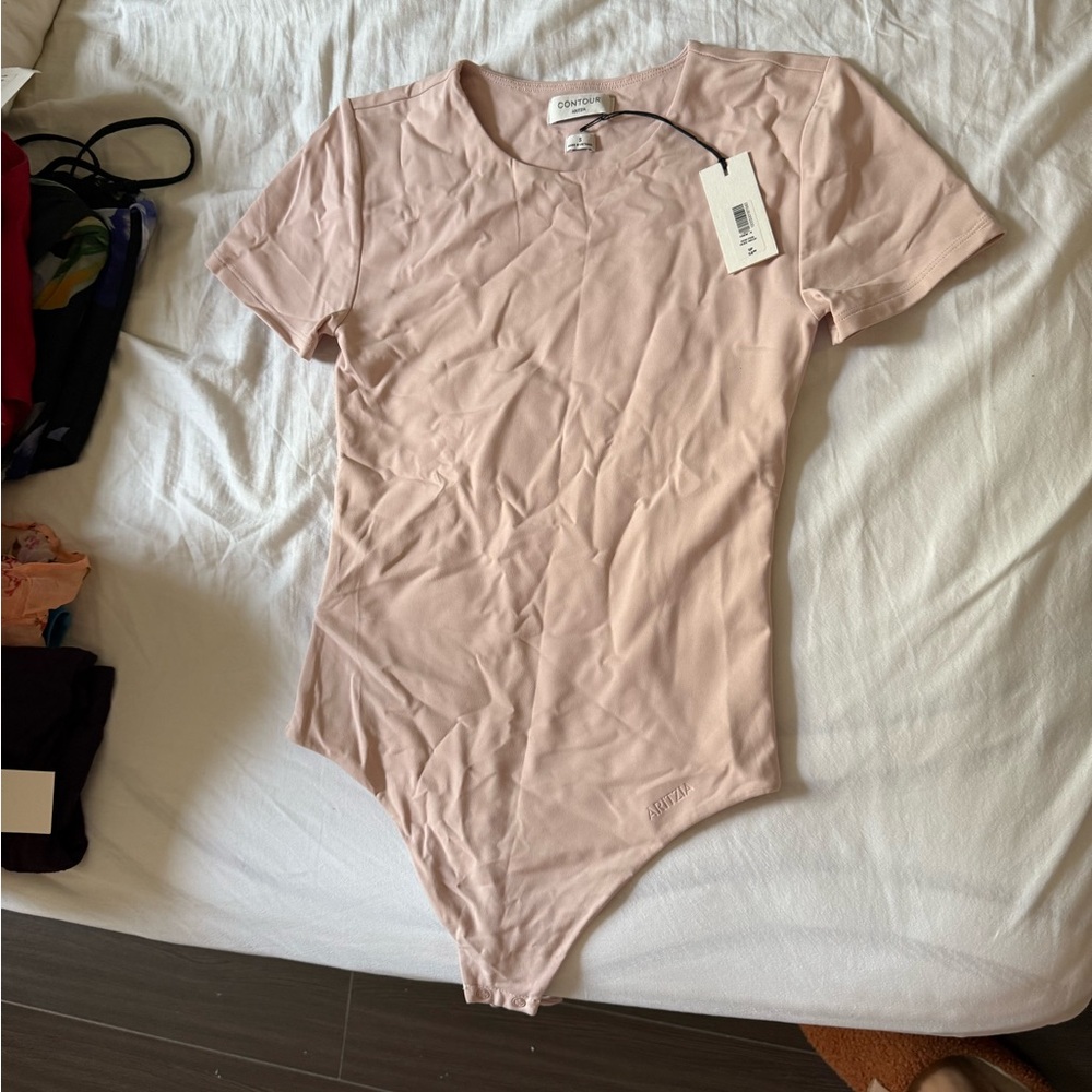 Aritzia Pink Bodysuit